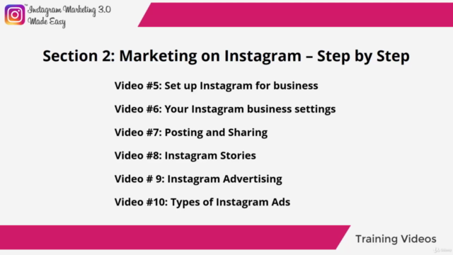Instagram (Marketing) 3.0 Made Easy: Fast Track Training – Screenshot 3