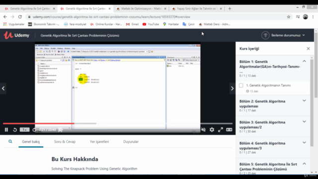 Genetik Algoritma İle Sırt Çantası Probleminin Çözümü – Screenshot 4
