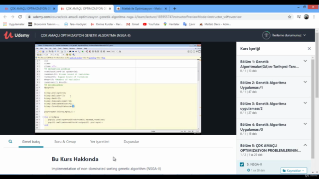 GENETİK ALGORİTMALAR ÇOK AMAÇLI OPTİMİZASYON PROBLEMLERİ – Screenshot 2