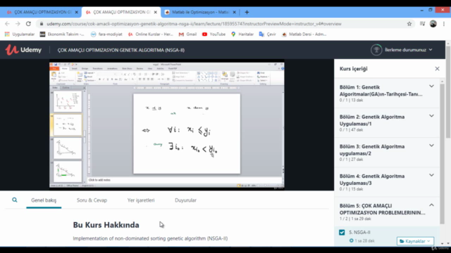 GENETİK ALGORİTMALAR ÇOK AMAÇLI OPTİMİZASYON PROBLEMLERİ – Screenshot 4