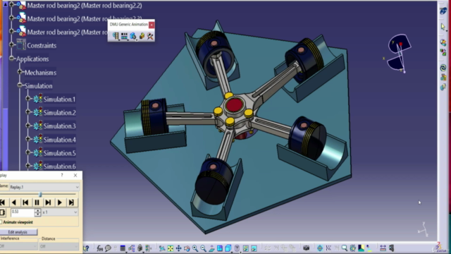 CATIA V5:DMU Kinematics – Screenshot 1