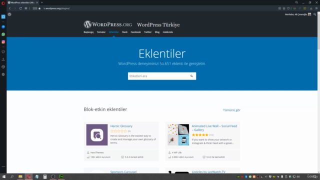 Wordpress Eklenti (Plug-In) ve Bileşen Geliştirme Eğitimi – Screenshot 4