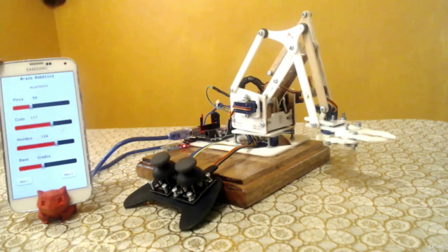 Arduino : Construye tu propio brazo robótico fácilmente – Screenshot 1
