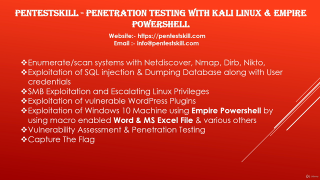 Penetration Testing With Kali Linux & Empire PowerShell – Screenshot 1