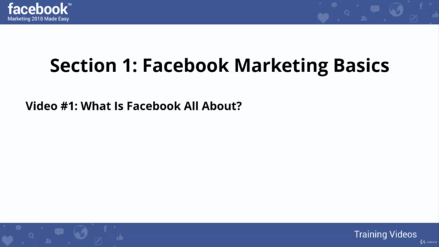 Facebook (Marketing) 2018 Made Easy: Fast Track Training – Screenshot 2