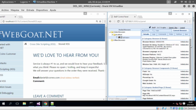 Desarrollo de Software Seguro – Screenshot 1