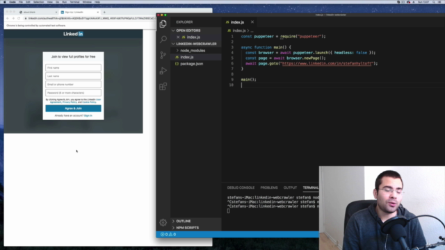 Web Crawling with Nodejs (H&M, Amazon, LinkedIn, AliExpress) – Screenshot 3