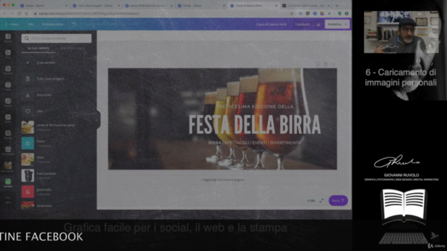 Realizza Grafica veloce per Web, Social, Stampa con CANVA – Screenshot 1