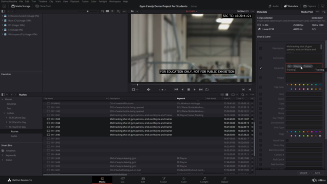Project-Led Editing in Da Vinci Resolve Beginner to Advanced – Screenshot 1
