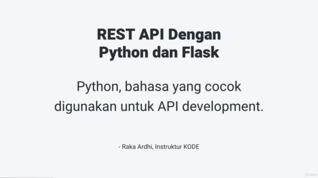 Membuat Rest API dengan Python – Screenshot 1