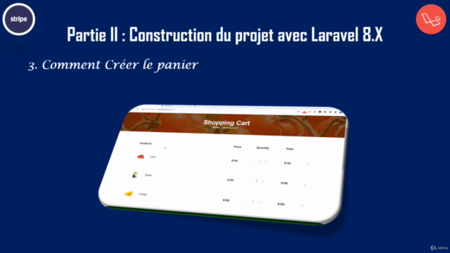 Laravel 8 & 7 : Création d'un site web E-commerce de A à Z – Screenshot 4