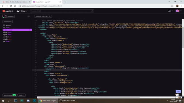 Glitch İle Site Oluşturmak – Screenshot 4