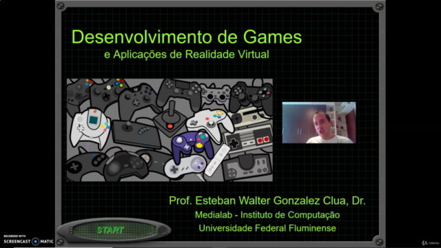 Desenvolvimento de Jogos e Realidade Virtual – Screenshot 1