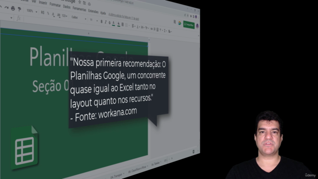 Planilhas Google - do básico ao avançado – Screenshot 1