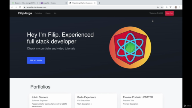 Next.js and Apollo - Portfolio App (w/ React, GraphQL, Node) – Screenshot 3
