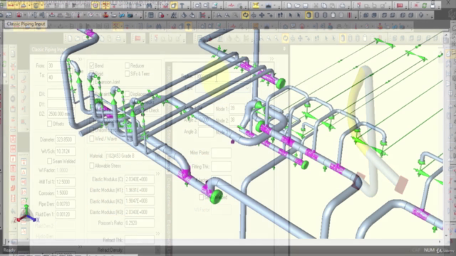 Learn Caesar II: Piping Modeling & Stress Analysis 2021 – Screenshot 1