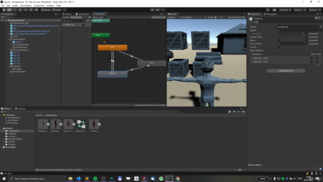 Complete guide: Action horror 3D game in Unity 2020 – Screenshot 1