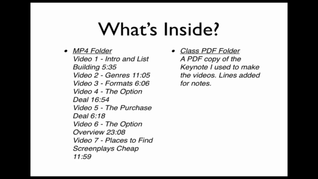 The Producers Guide to Screenplay Options and Purchases – Screenshot 3