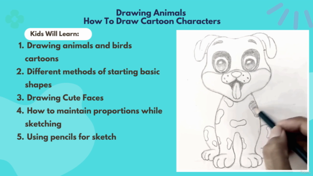 Drawing Animals - How To Draw Cartoon Characters Easy Way – Screenshot 1