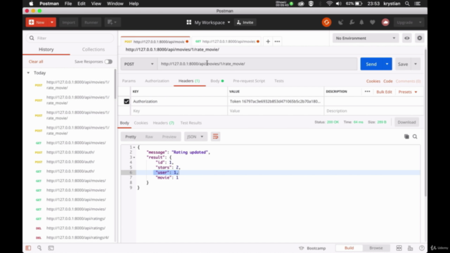 Vue & Django Full Stack: web app, backend API – Screenshot 1