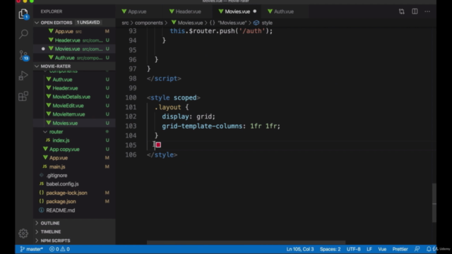 Vue & Django Full Stack: web app, backend API – Screenshot 4