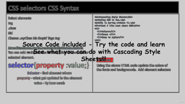 CSS Learn CSS Quick Start Course for Beginners Web Design - Screenshot_01