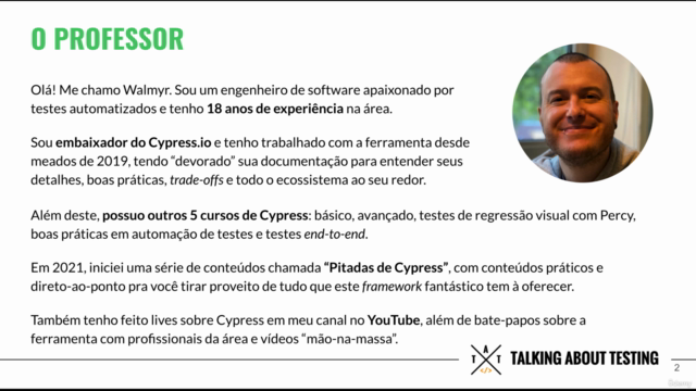Testes automatizados com Cypress (intermediário) – Screenshot 1