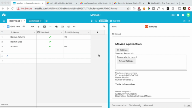 The complete Airtable Custom Blocks development course – Screenshot 1