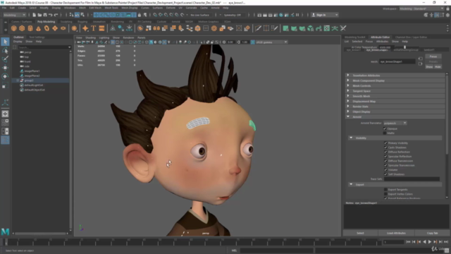 Complete Character Creation in Maya for Beginners – Screenshot 3