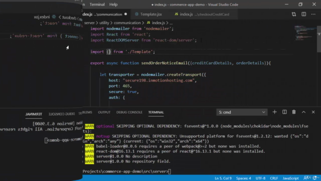 Building E-Commerce Applications with Express – Screenshot 1