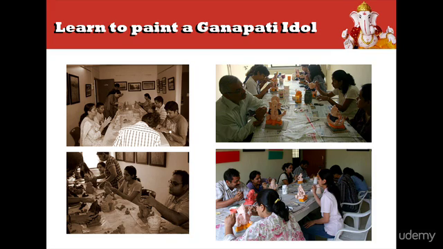 Learn to paint a Ganapati idol – Screenshot 2
