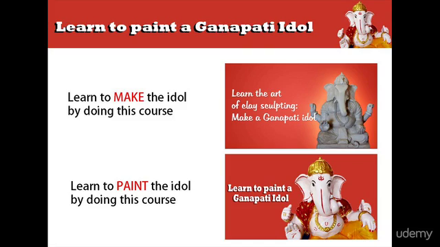 Learn to paint a Ganapati idol – Screenshot 4