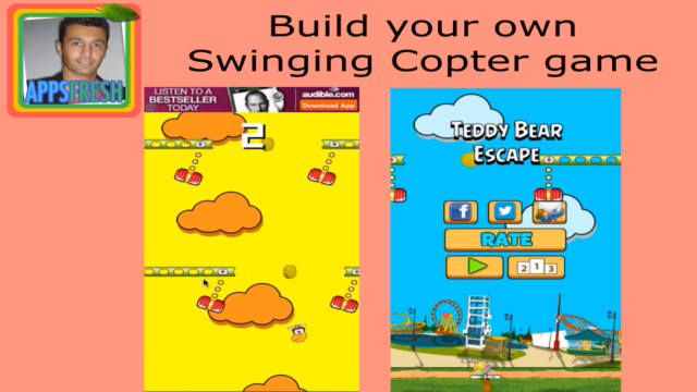 Game Reskinning. iOS Swing Copters* Source Code Template – Screenshot 3