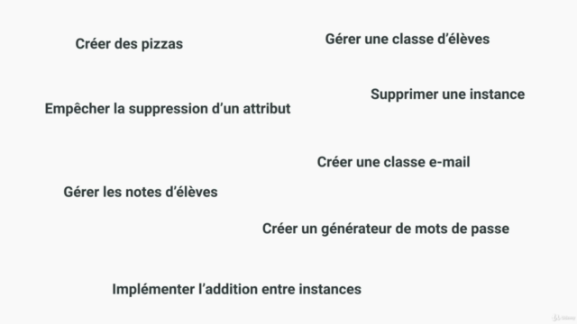 30 Exercices Orientés Objets avec Python – Screenshot 3