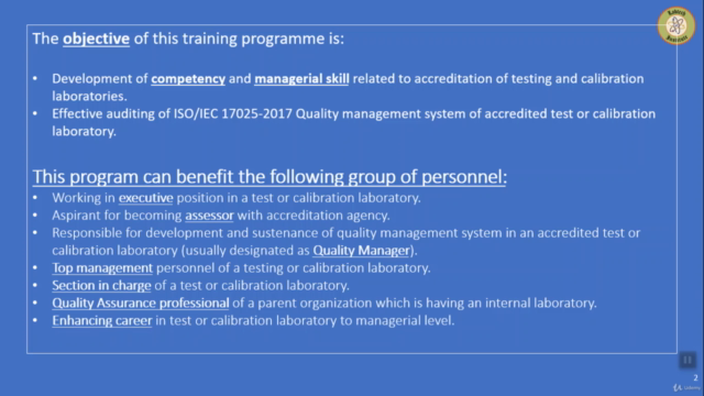 Mastering ISO/IEC 17025: 2017 and Certified Internal Auditor – Screenshot 2