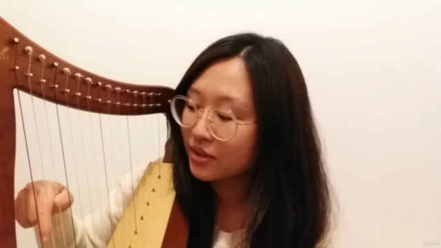 Harp Lessons For Beginners - start with 15 strings baby harp – Screenshot 2