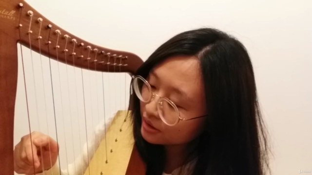 Harp Lessons For Beginners - start with 15 strings baby harp – Screenshot 3