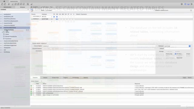 MySQL Database Administration: Beginner SQL Database Design – Screenshot 1