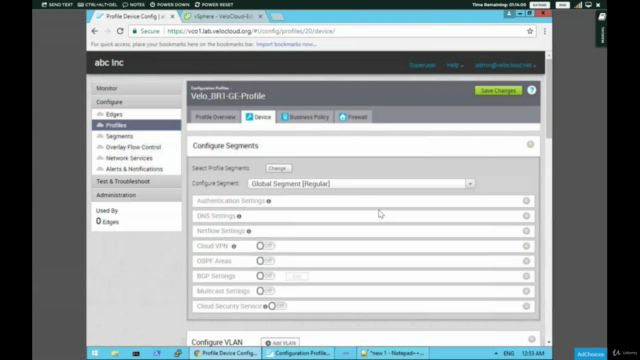 VMWARE NSX SD-WAN Velocloud Basics & NSX-T – Screenshot 3