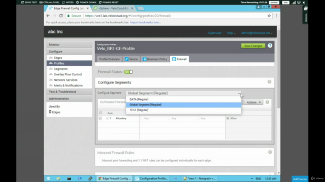 VMWARE NSX SD-WAN Velocloud Basics & NSX-T – Screenshot 4