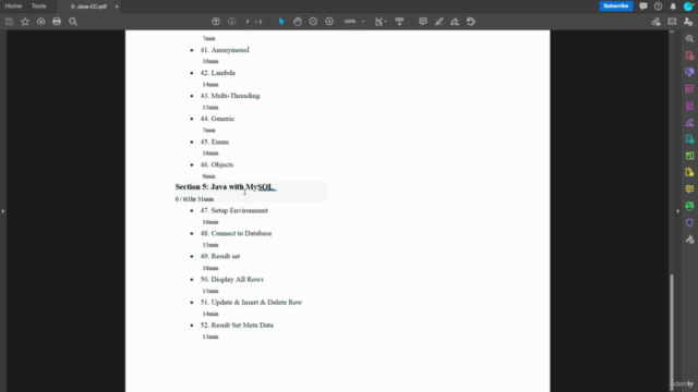 The Java Learning Guide – Screenshot 4