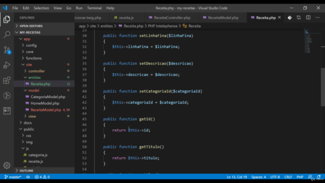 Desenvolva sua primeira App em PHP MVC: Site de Receitas – Screenshot 4