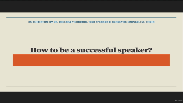 The Successful Speaker – Screenshot 1