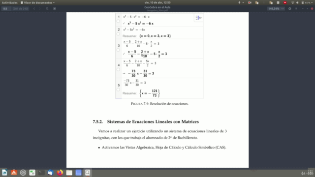 Aplicación de GeoGebra en el Aula. Desde cero hasta avanzado – Screenshot 1