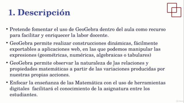 Aplicación de GeoGebra en el Aula. Desde cero hasta avanzado – Screenshot 2