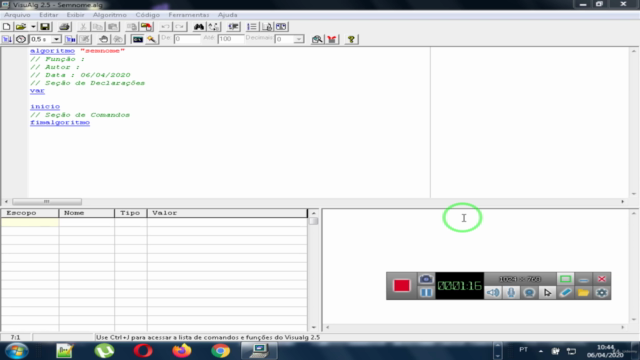Estude lógica de programação com Visualg – Screenshot 4