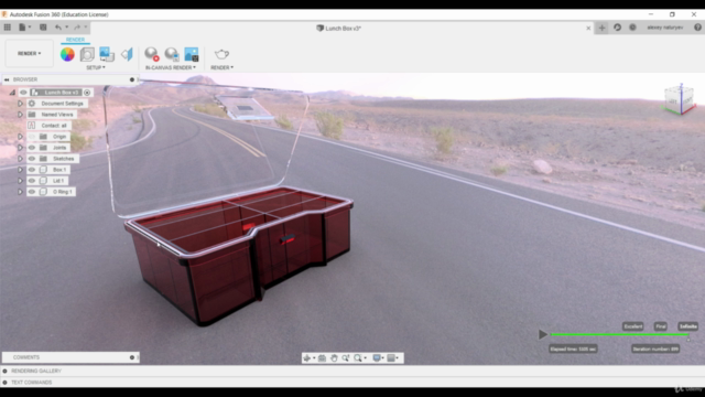 Fusion 360, Master Sketches, Components & Rendering – Screenshot 4