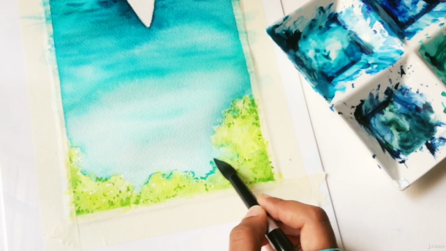 Watercolor masterclass - A complete guide to paint Seascapes – Screenshot 4