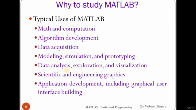 MATLAB -Basics and Programming – Screenshot 2