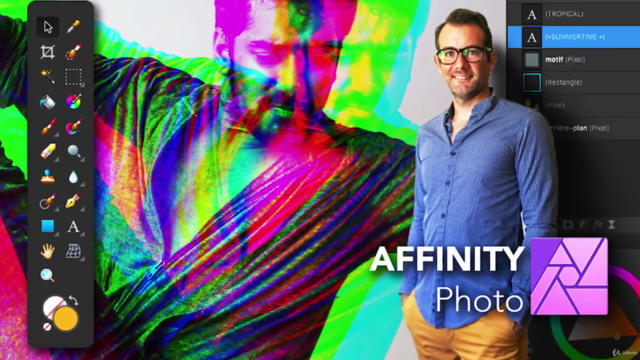 AFFINITY Photo | Initiation - Outils + Créations graphique – Screenshot 1